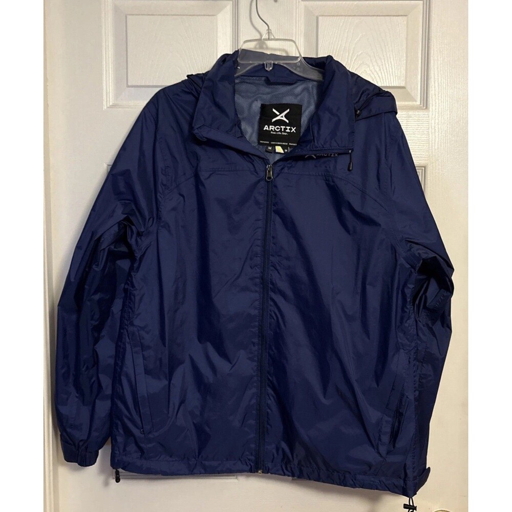 Arctix Mens Water Resistant 5000mm Thermalock Rain Gear Lightweight Jacket, Sz M